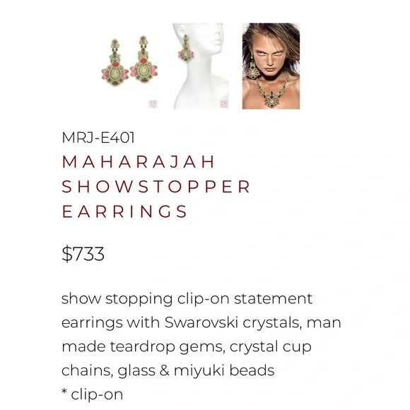 Dori Csengeri Swarovski crystal earrings